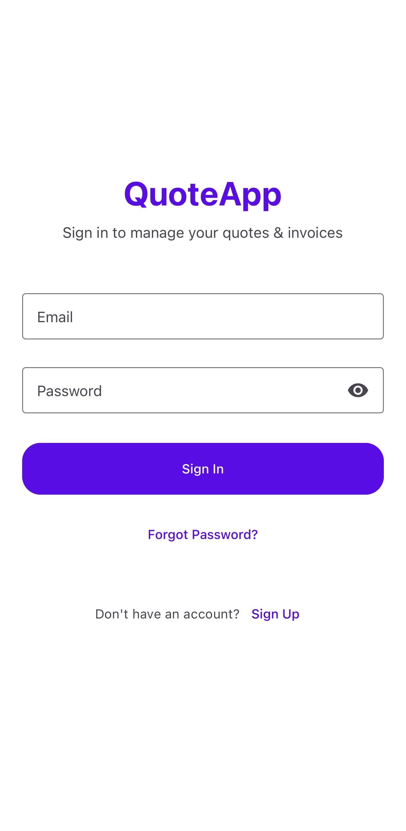QuoteApp screenshot 1