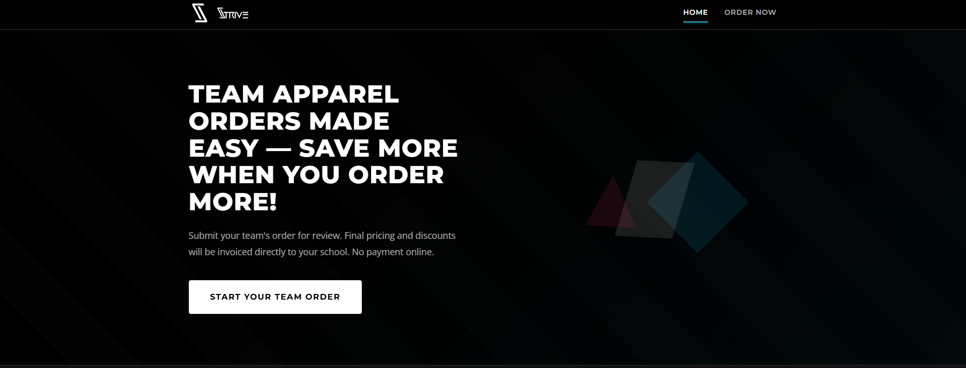 Strive Ordering screenshot 1